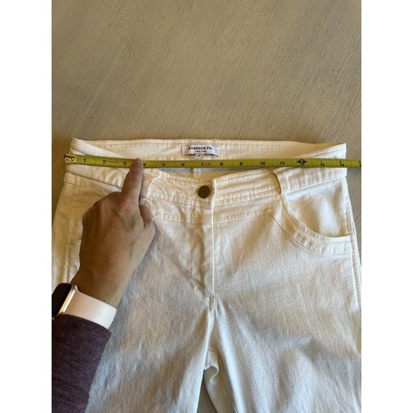 Emerson‎ Fry Mick White Ankle Zipper Jeans Size 6 - Picture 15 of 16